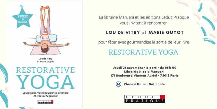 Signature livre : Restorative yoga