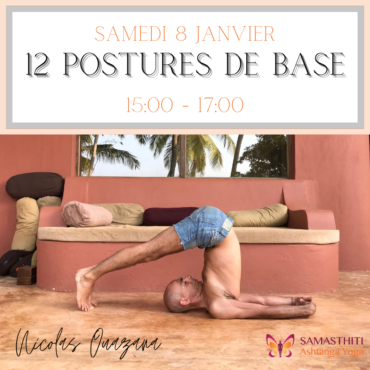 [8 JANV 22] 12 postures du Yoga avec Nicolas Ouazana