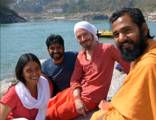 Caroline à Rishikesh